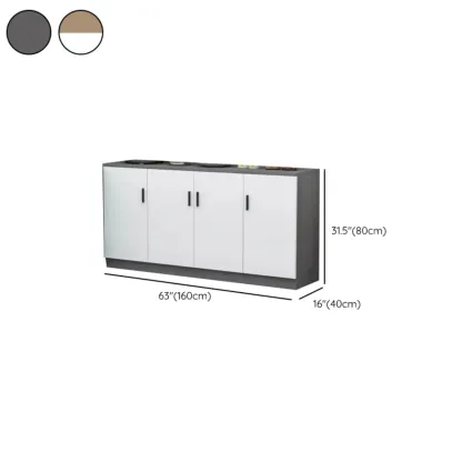 Modish Composite Wood Kitchen Cabinet for Kitchen Storage Image - 22