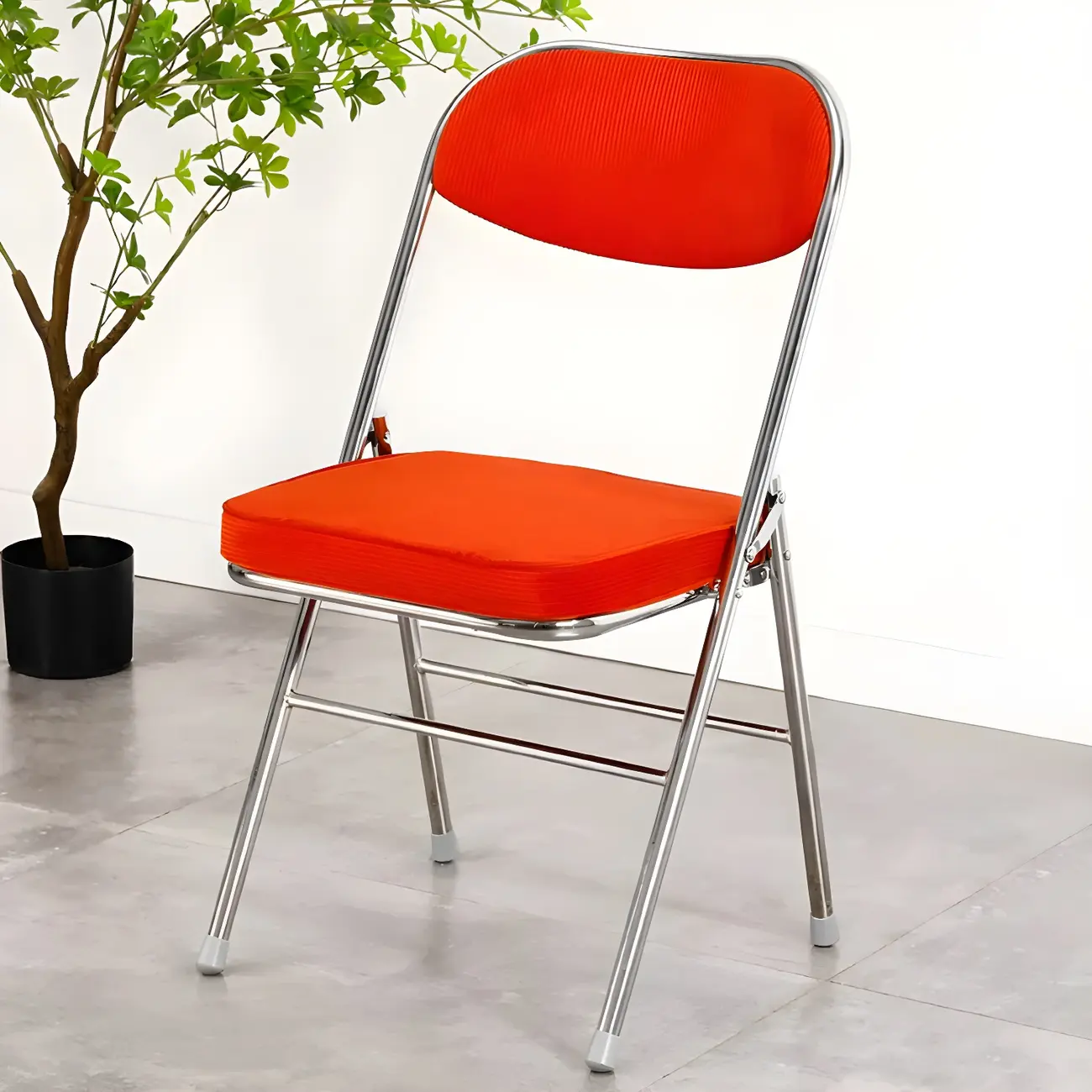 Modern Corduroy/Leather Recliner Chair with Metal Frame Image - 2 | homeyfad