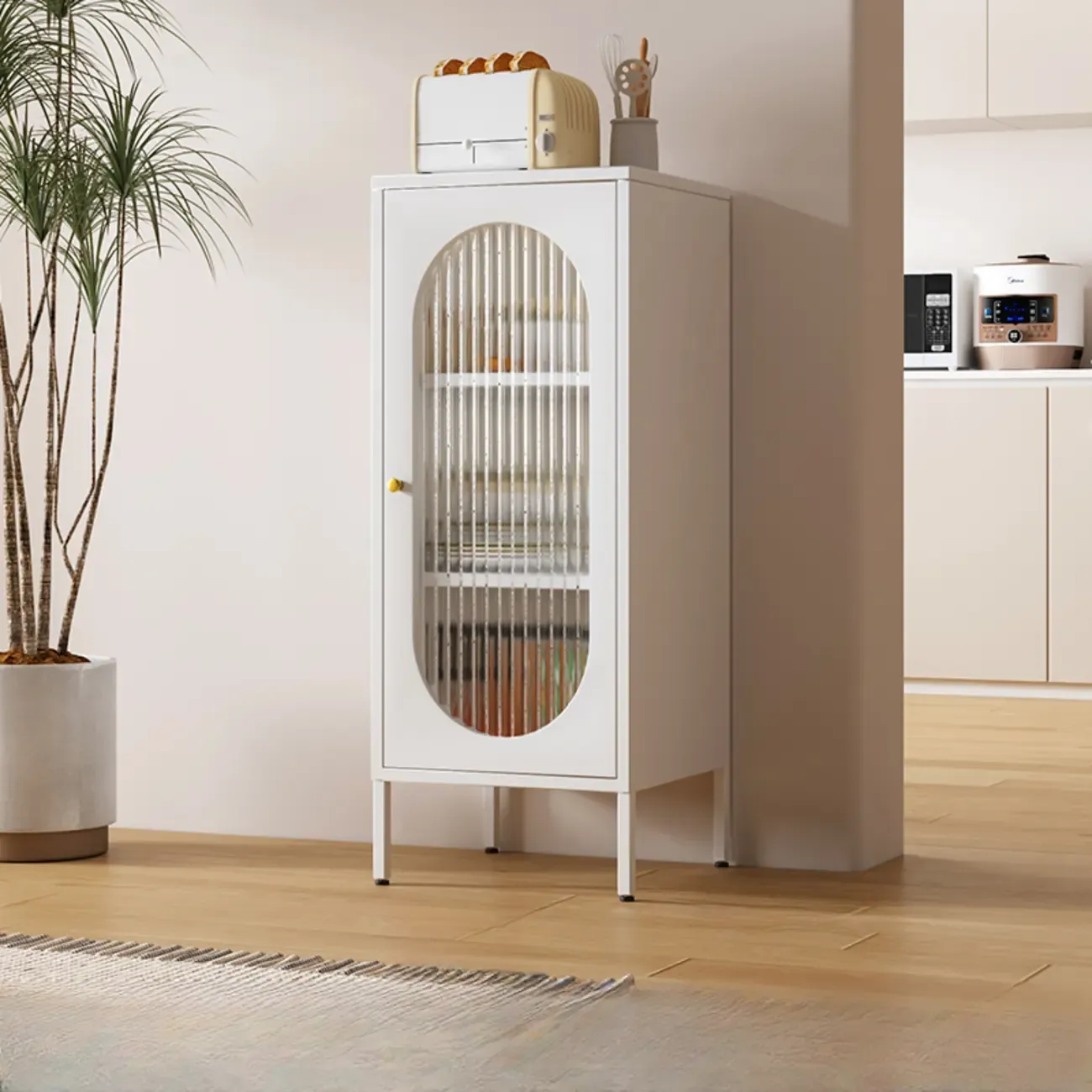 Stylish Accent Cabinet for Living Room with Doors & Drawers Image - 16