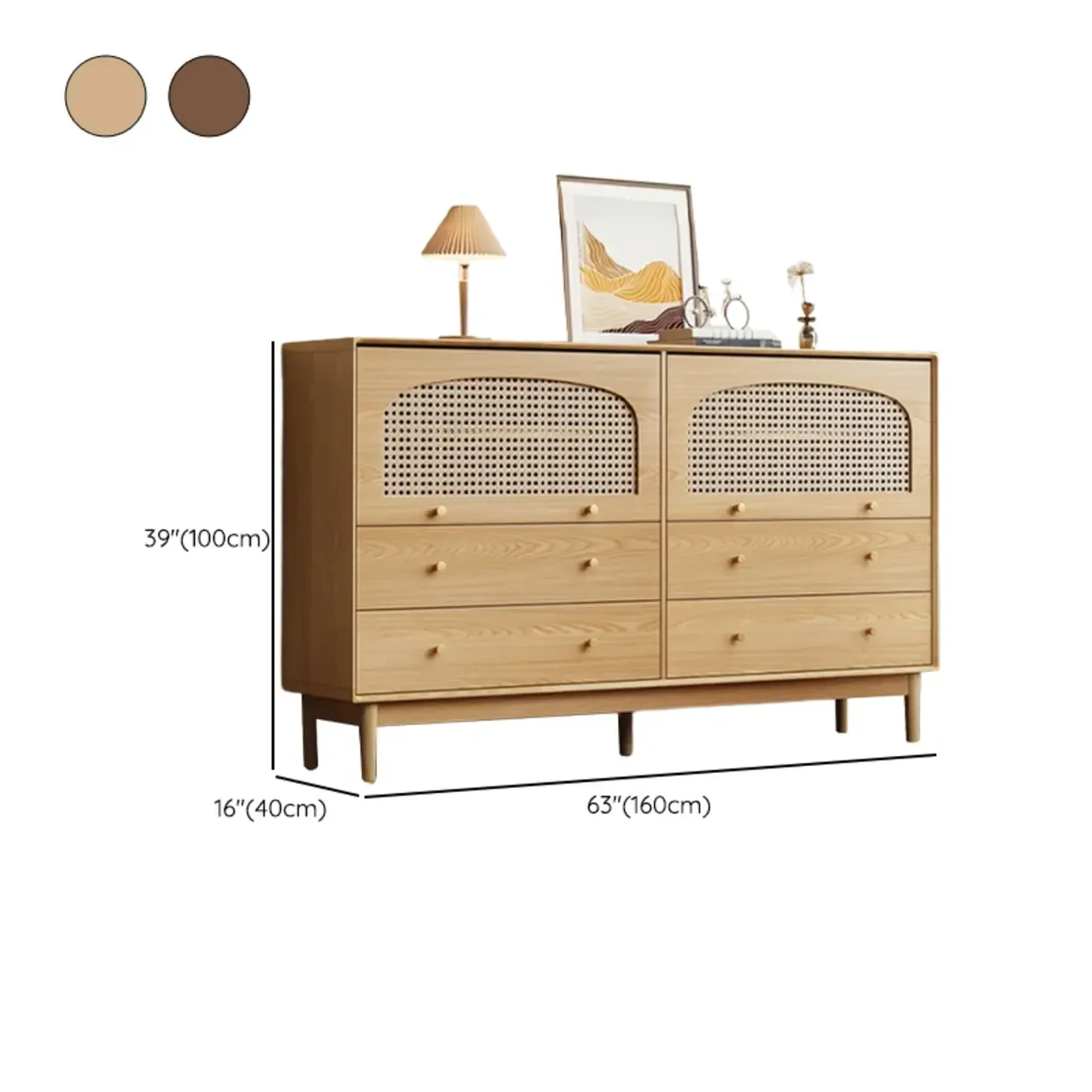  Mid-Century Modern Storage Cabinet for Parlor, Glass Door Image - 35