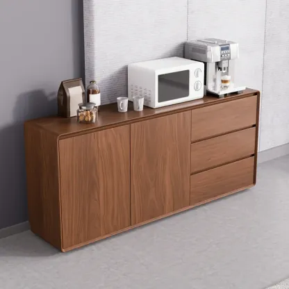 Modern Wooden Sideboard with Drawers for Kitchen Image - 6