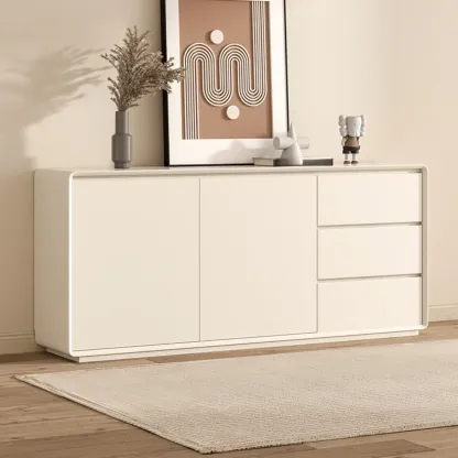 Modern Wooden Sideboard with Drawers for Kitchen Image - 11