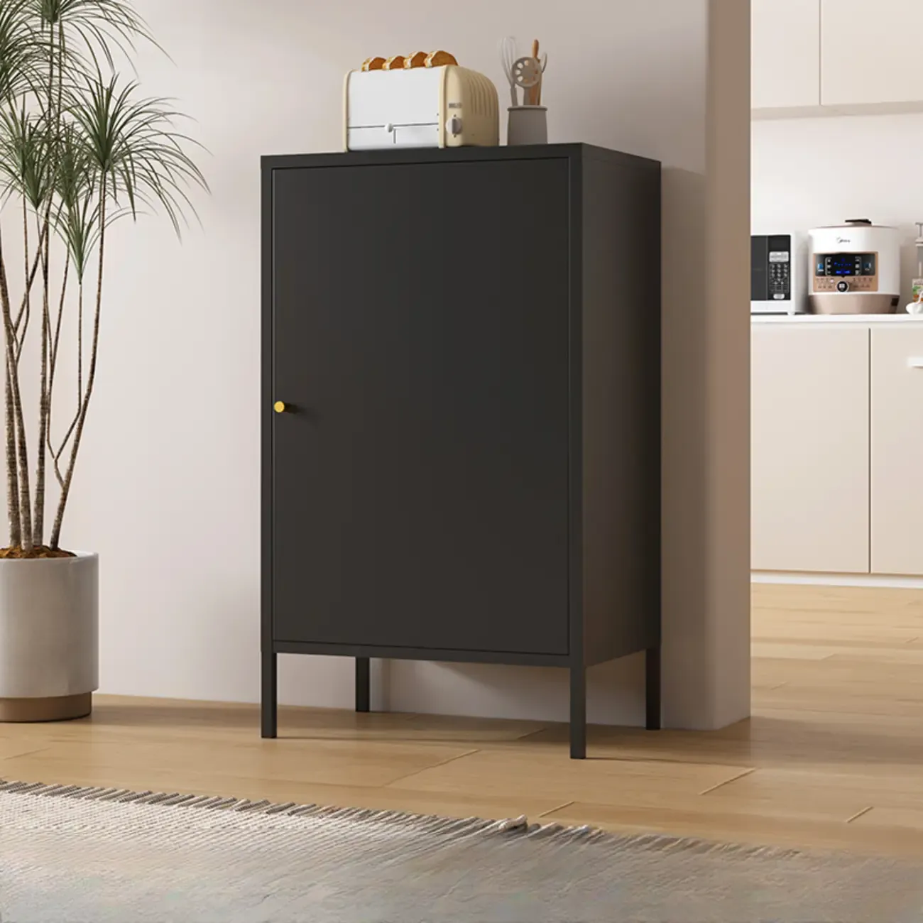 Stylish Accent Cabinet for Living Room with Doors & Drawers Image - 23