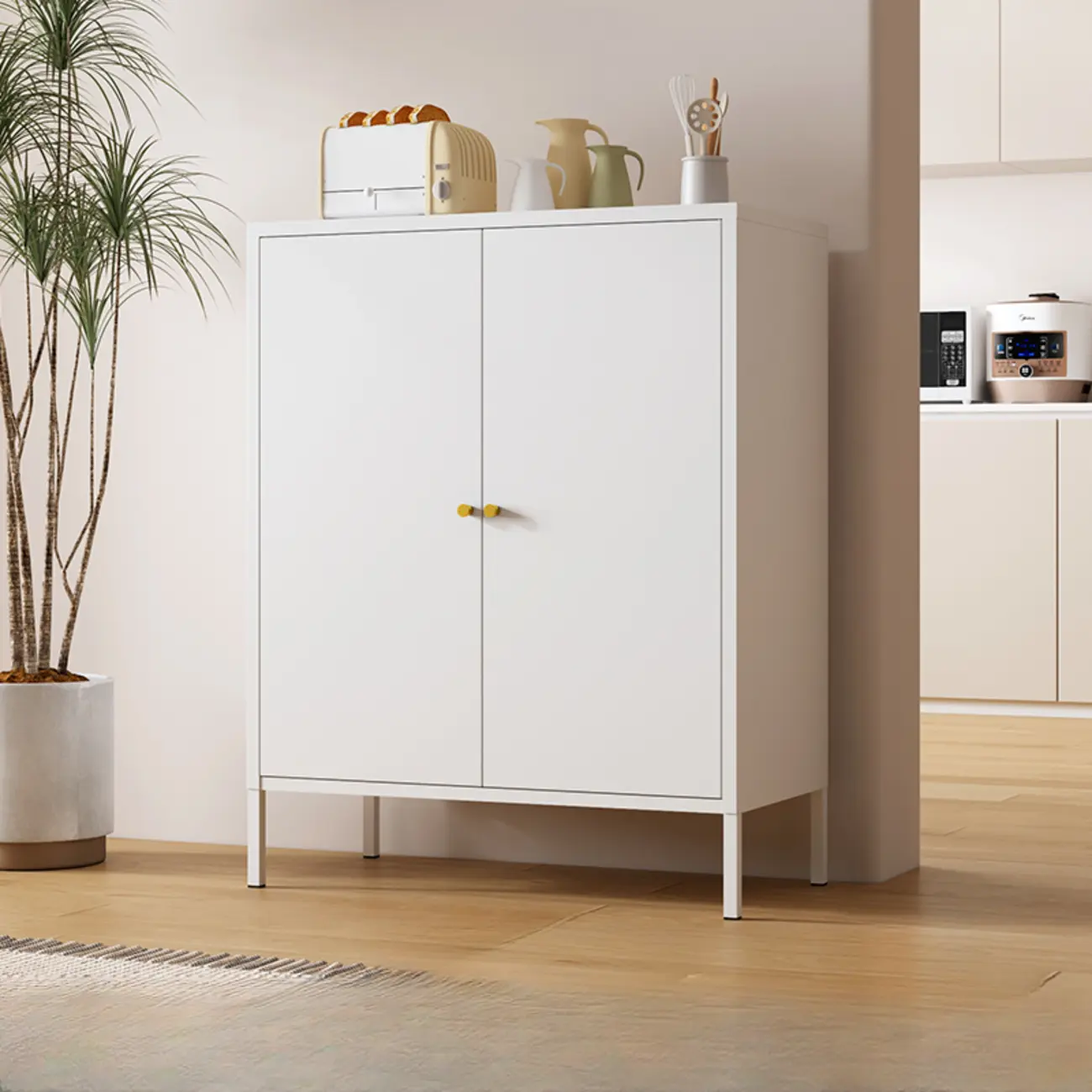 Stylish Accent Cabinet for Living Room with Doors & Drawers Image - 24 | homeyfad