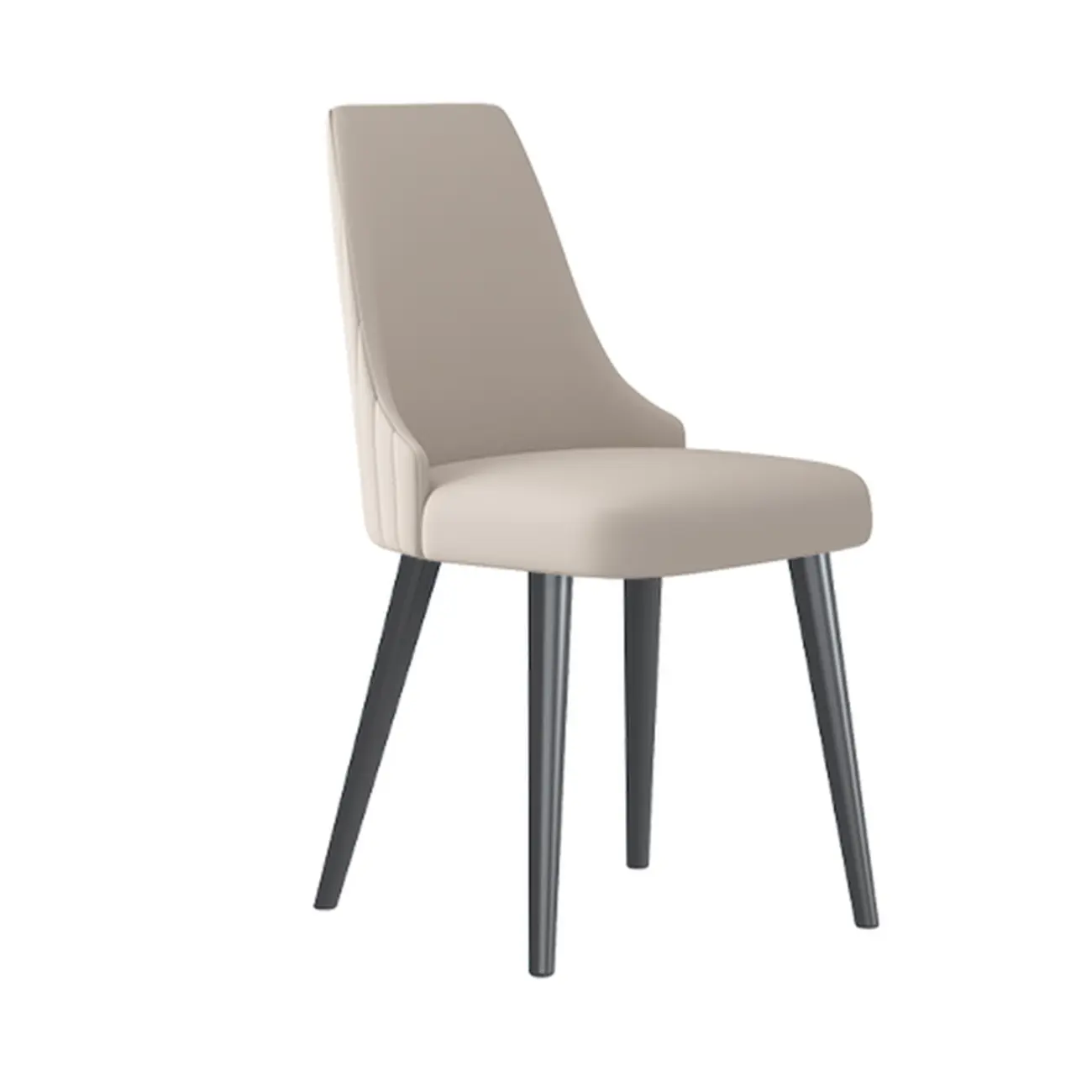 Modern White Slate Dining Room Set with Cushion Chairs Image - 12 | homeyfad