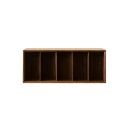 Modern Pine Rectangular Accent Cabinet for Home Display Image - 7