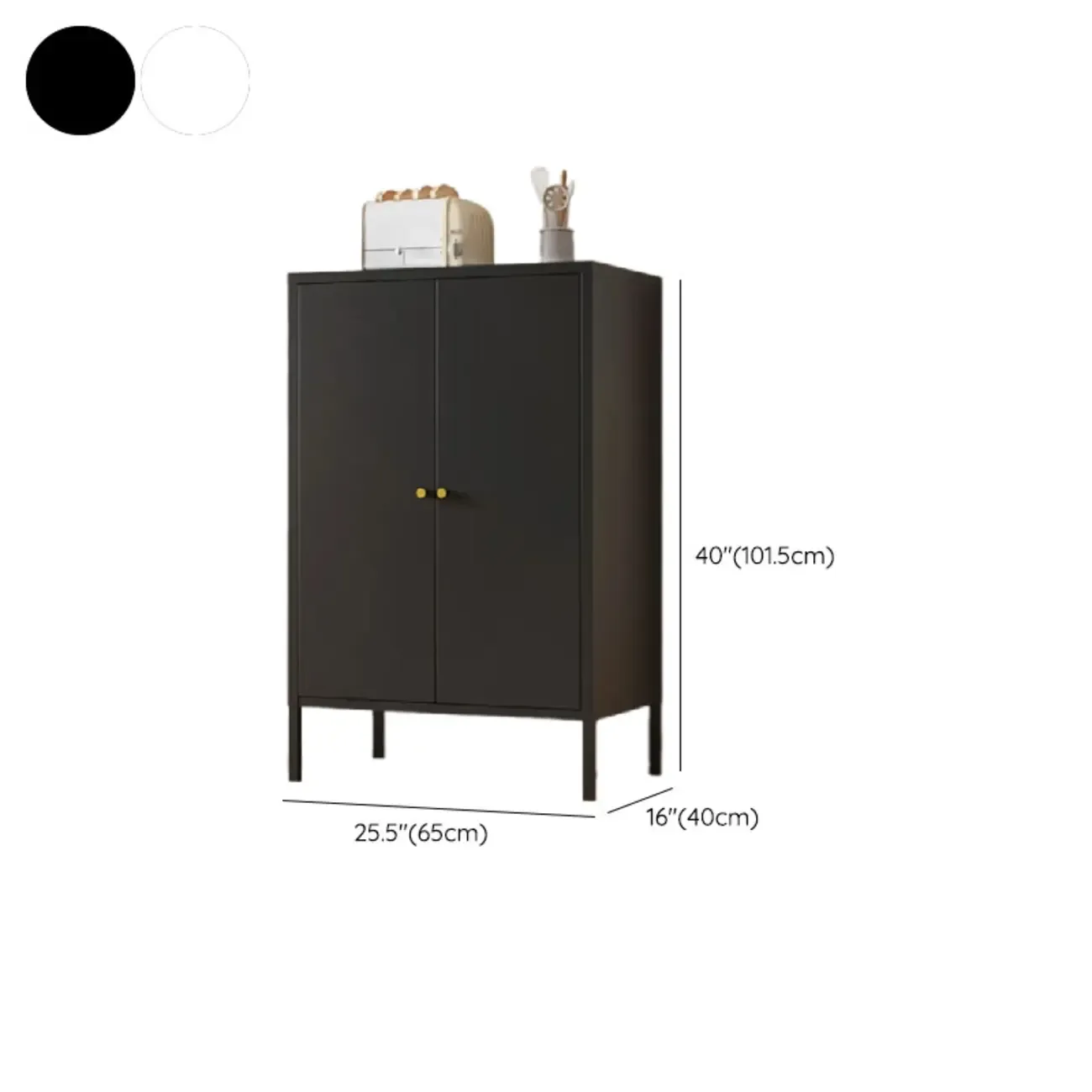 Stylish Accent Cabinet for Living Room with Doors & Drawers Image - 31