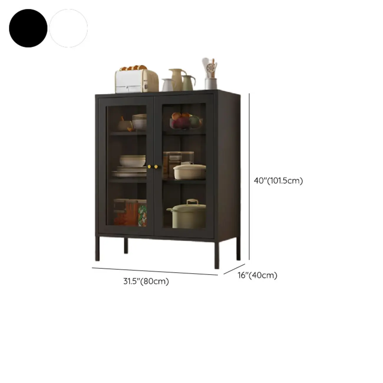 Stylish Accent Cabinet for Living Room with Doors & Drawers Image - 32 | homeyfad