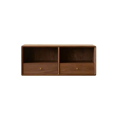 Modern Pine Rectangular Accent Cabinet for Home Display Image - 9