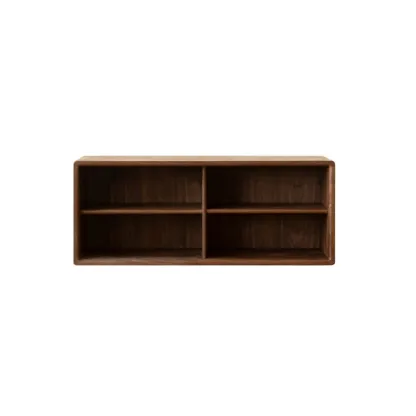 Modern Pine Rectangular Accent Cabinet for Home Display Image - 14