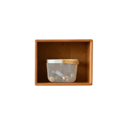 Modern Pine Rectangular Accent Cabinet for Home Display Image - 16