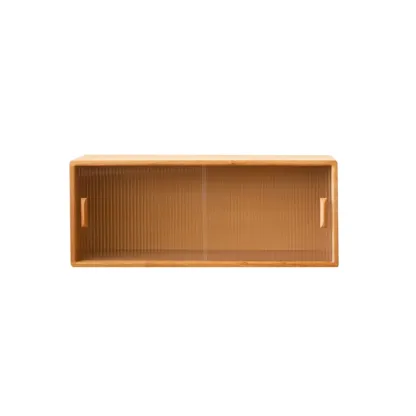 Modern Pine Rectangular Accent Cabinet for Home Display Image - 21