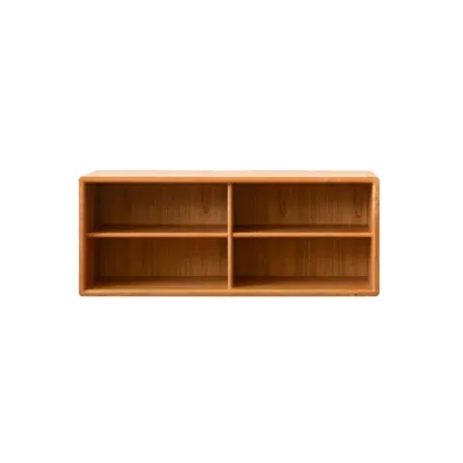Modern Pine Rectangular Accent Cabinet for Home Display Image - 22