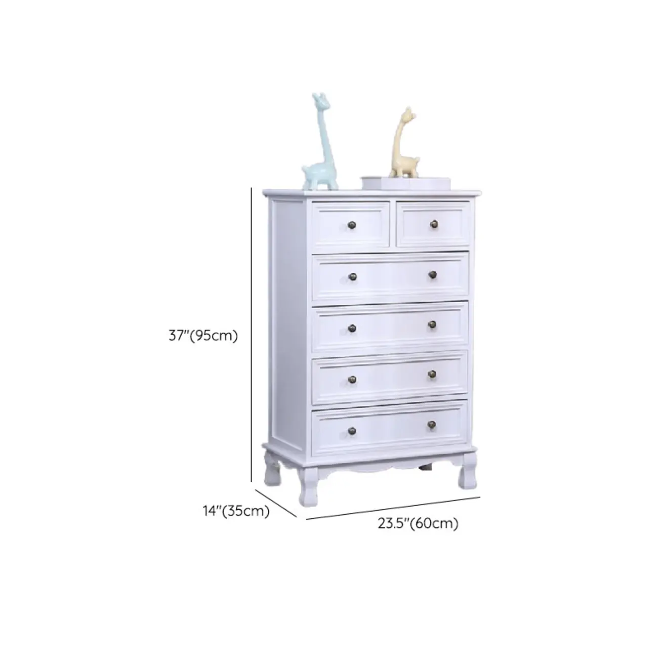 Rustic White Wooden Cabinet for Living Room with Drawers Image - 24 | homeyfad