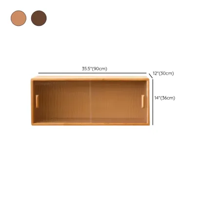 Modern Pine Rectangular Accent Cabinet for Home Display Image - 26