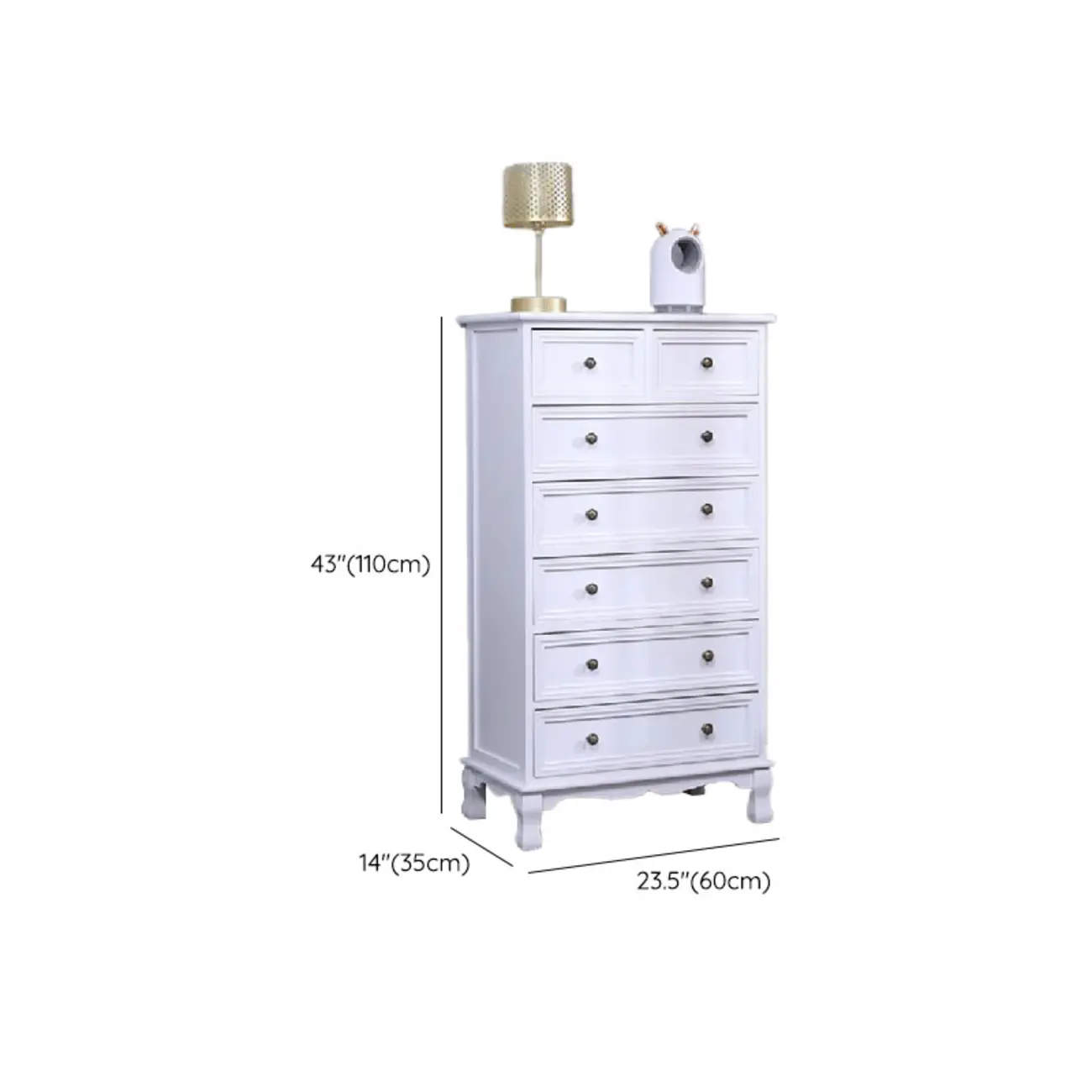 Rustic White Wooden Cabinet for Living Room with Drawers Image - 25 | homeyfad