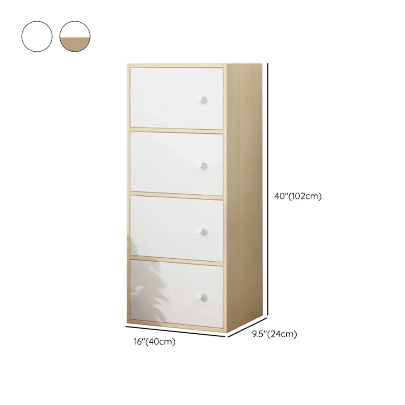 60"Modern White Freestanding Cabinets for any Space  Image - 22 | homeyfad