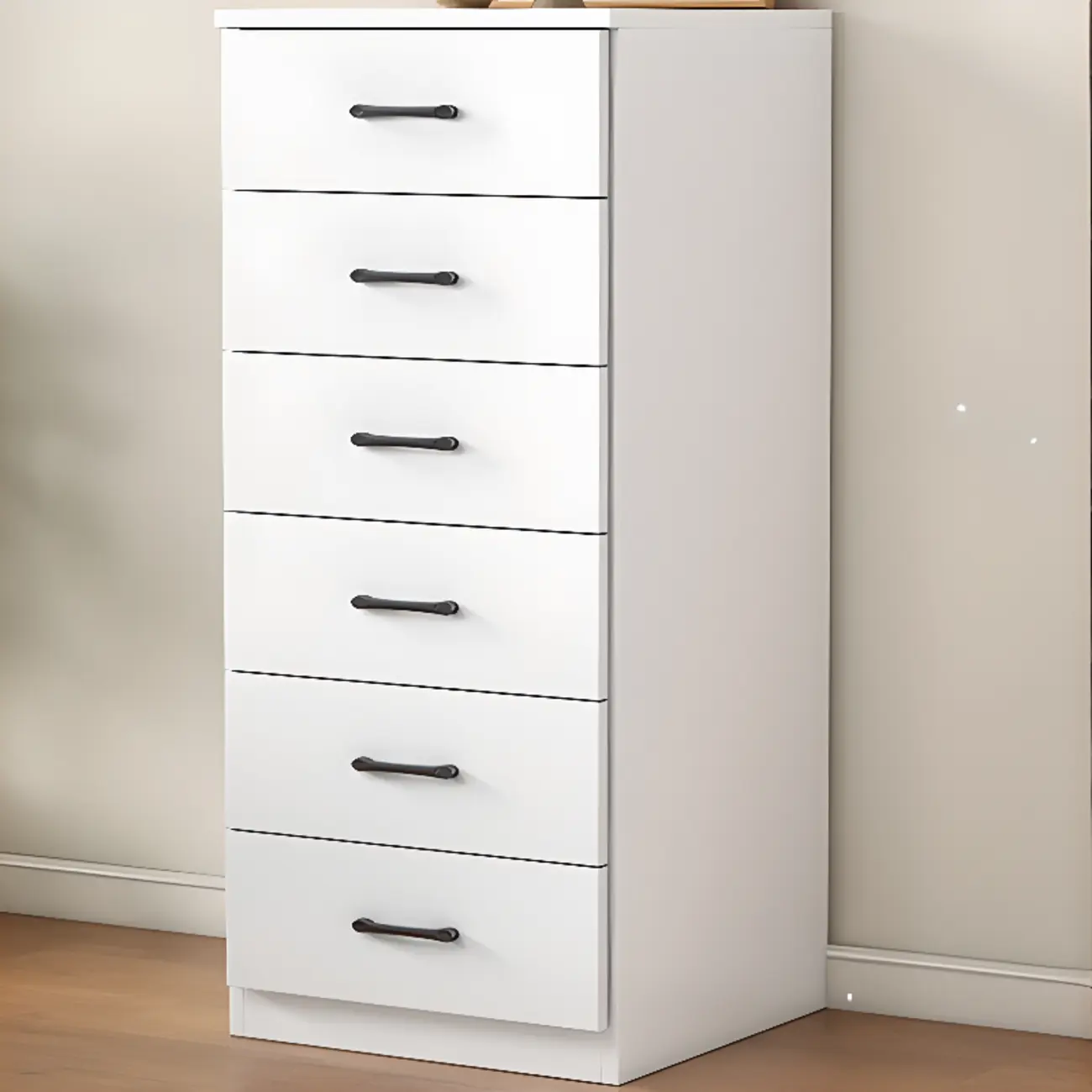 Modern White Rectangular Storage Cabinet with Multiple Sizes Image - 11 | homeyfad