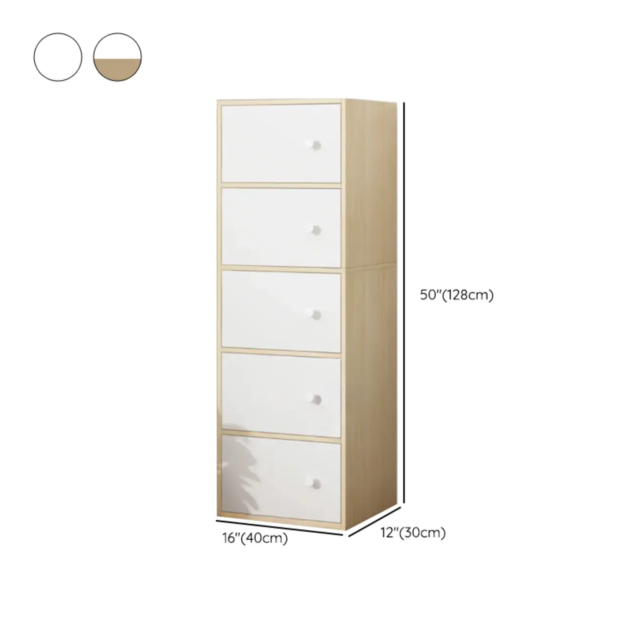 60"Modern White Freestanding Cabinets for any Space  Image - 27 | homeyfad