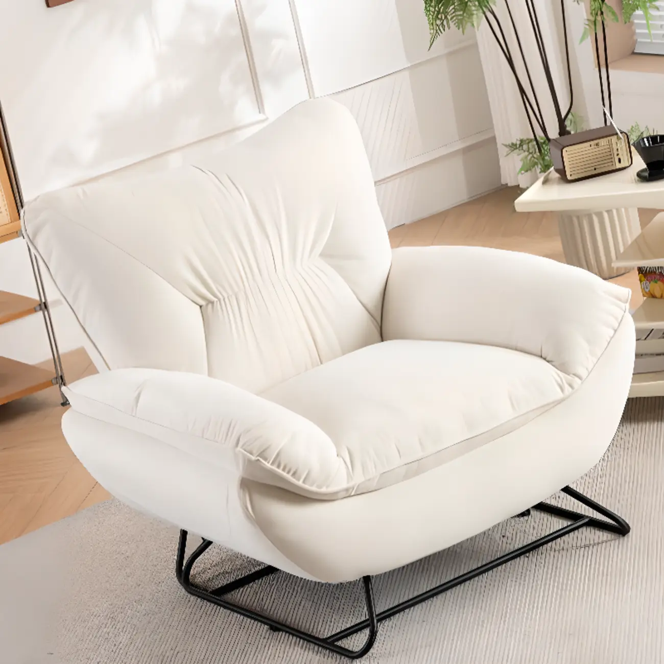 Scandinavian Upholstery Lounge Chair for Living Room Image - 1 | homeyfad