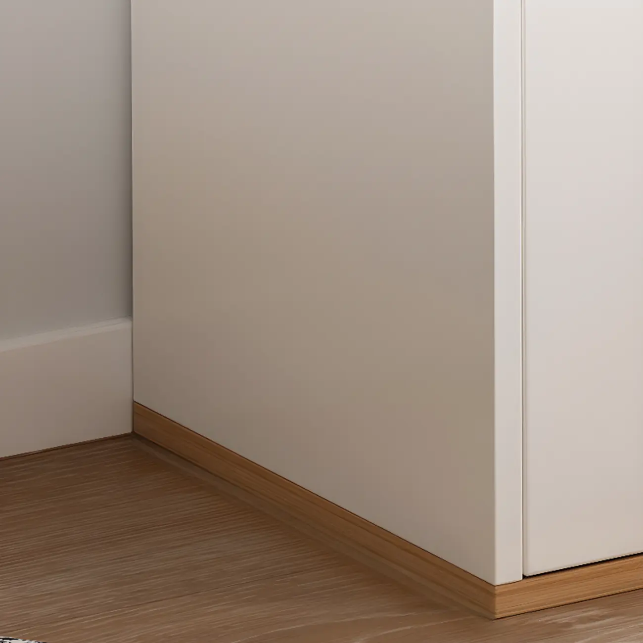 Modern White Wooden Storage Cabinet with Exterior Shelves  Image - 15 | homeyfad