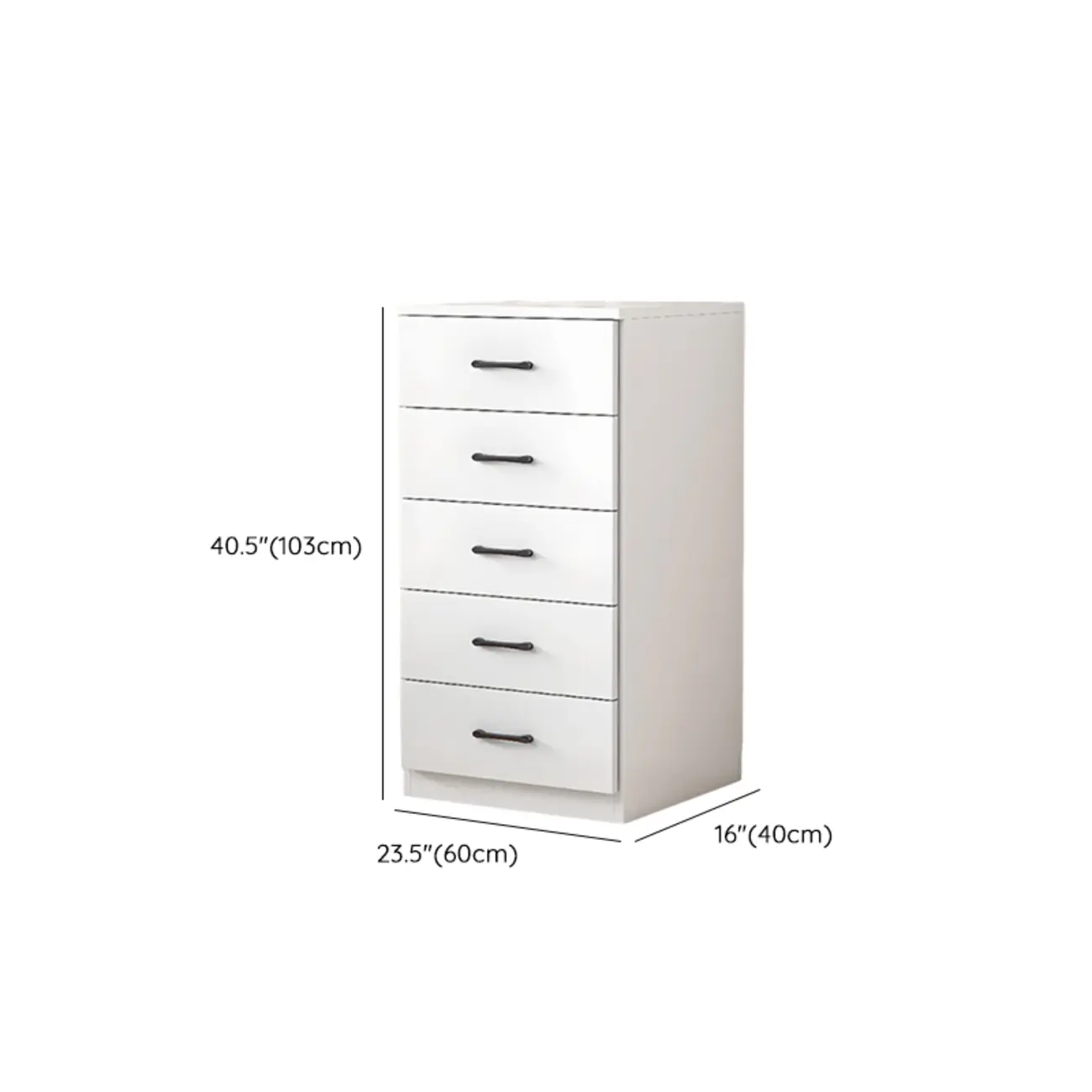 Modern White Rectangular Storage Cabinet with Multiple Sizes Image - 25 | homeyfad