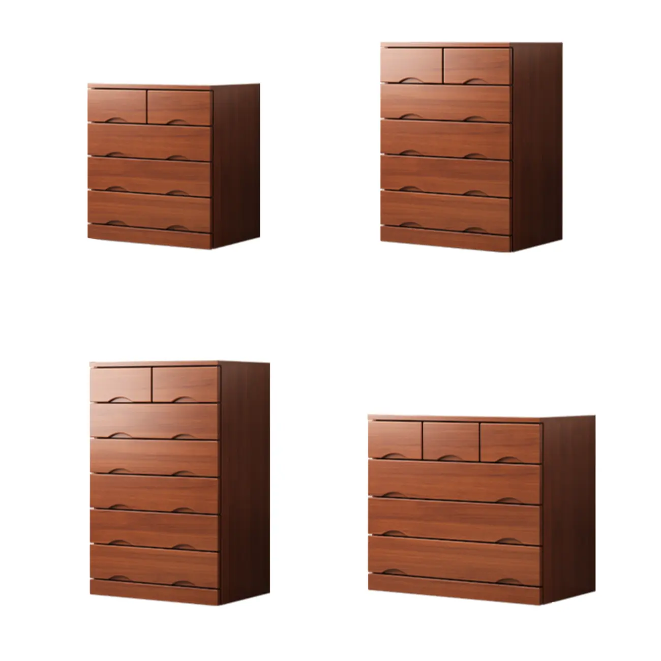 Modern Solid Wood Dressers with 7-Drawers for Living Room Image - 11 | homeyfad