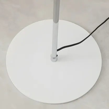Modern White Metal 2-Head Adjustable Floor Lamp with Extendable Length for Living Room Image - 7
