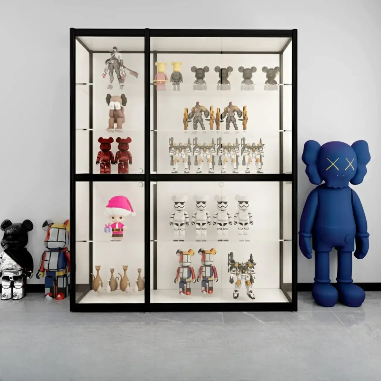 Modern Metal Display Cabinet for Collectibles for Stockroom Image - 2