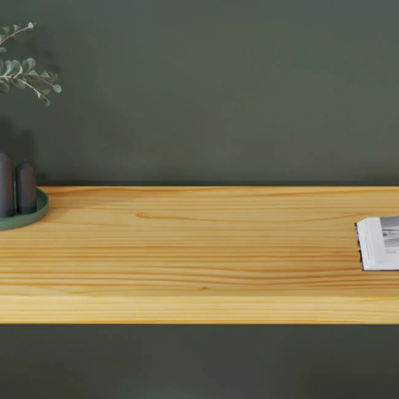 Natural Pine Wood Pub Bar Table with Footrest for 3 People Image - 9