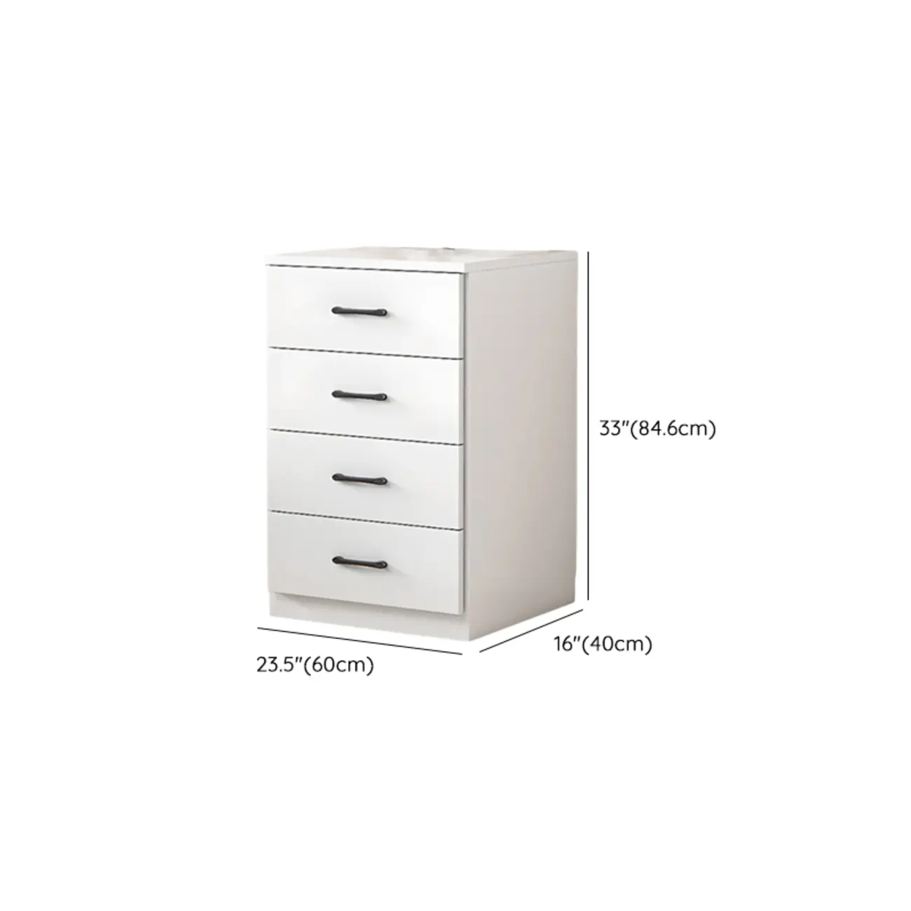 Modern White Rectangular Storage Cabinet with Multiple Sizes Image - 30 | homeyfad