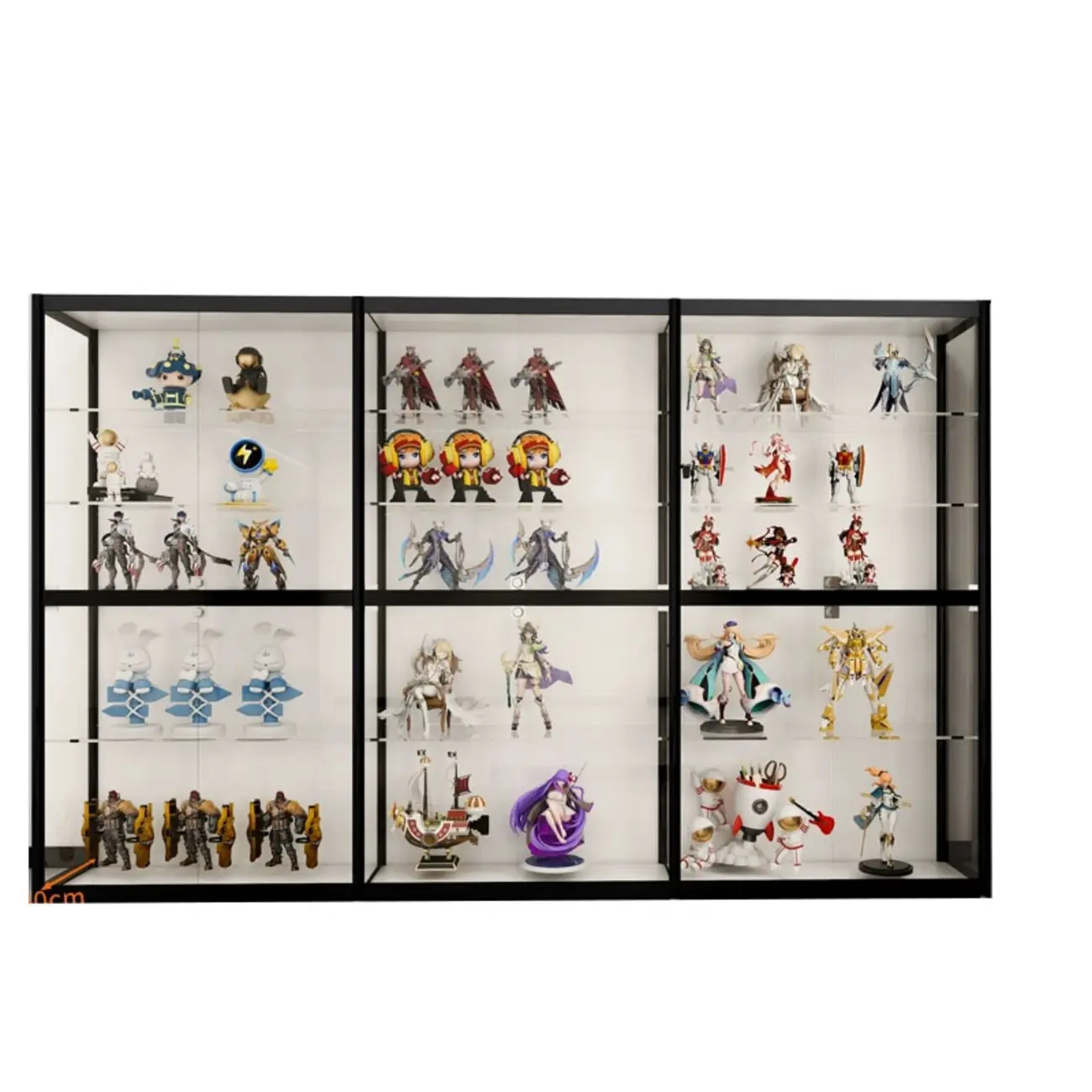 Modern Metal Display Cabinet for Collectibles for Stockroom Image - 5 | homeyfad