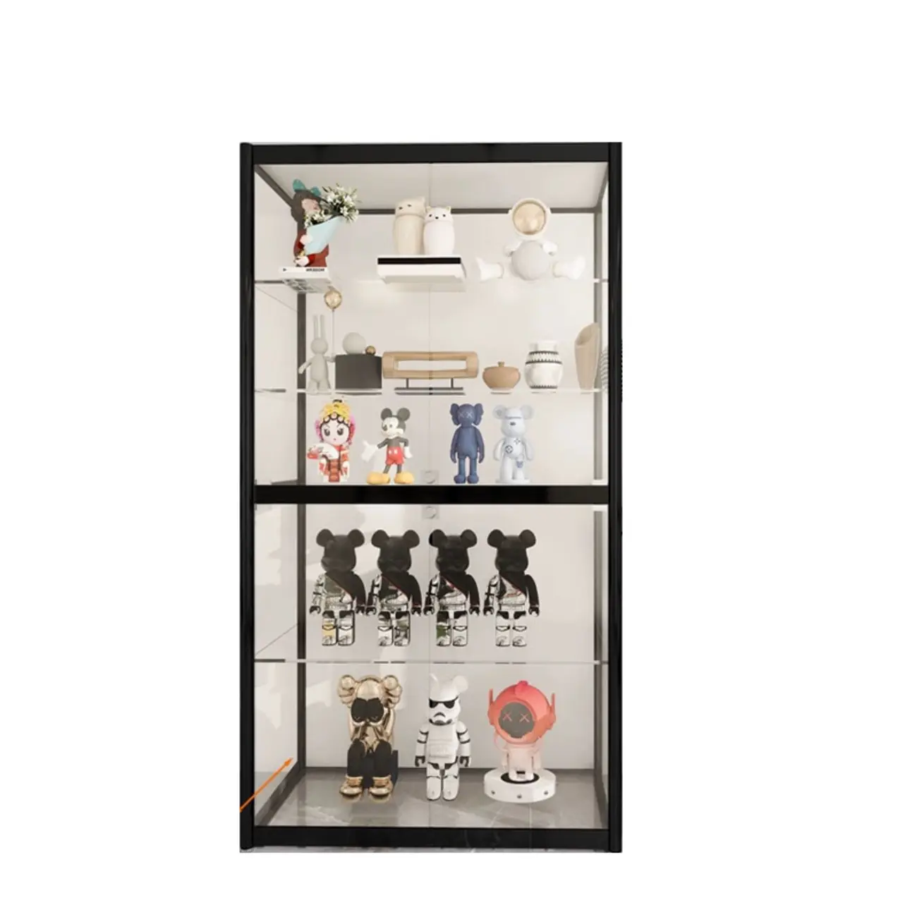 Modern Metal Display Cabinet for Collectibles for Stockroom Image - 7 | homeyfad