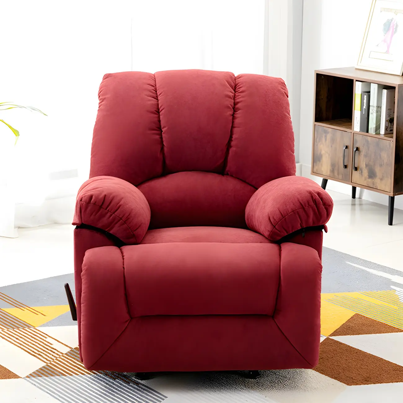 Power/Manual Swivel Rocker Recliner Chair for Home Theater Image - 1 | homeyfad