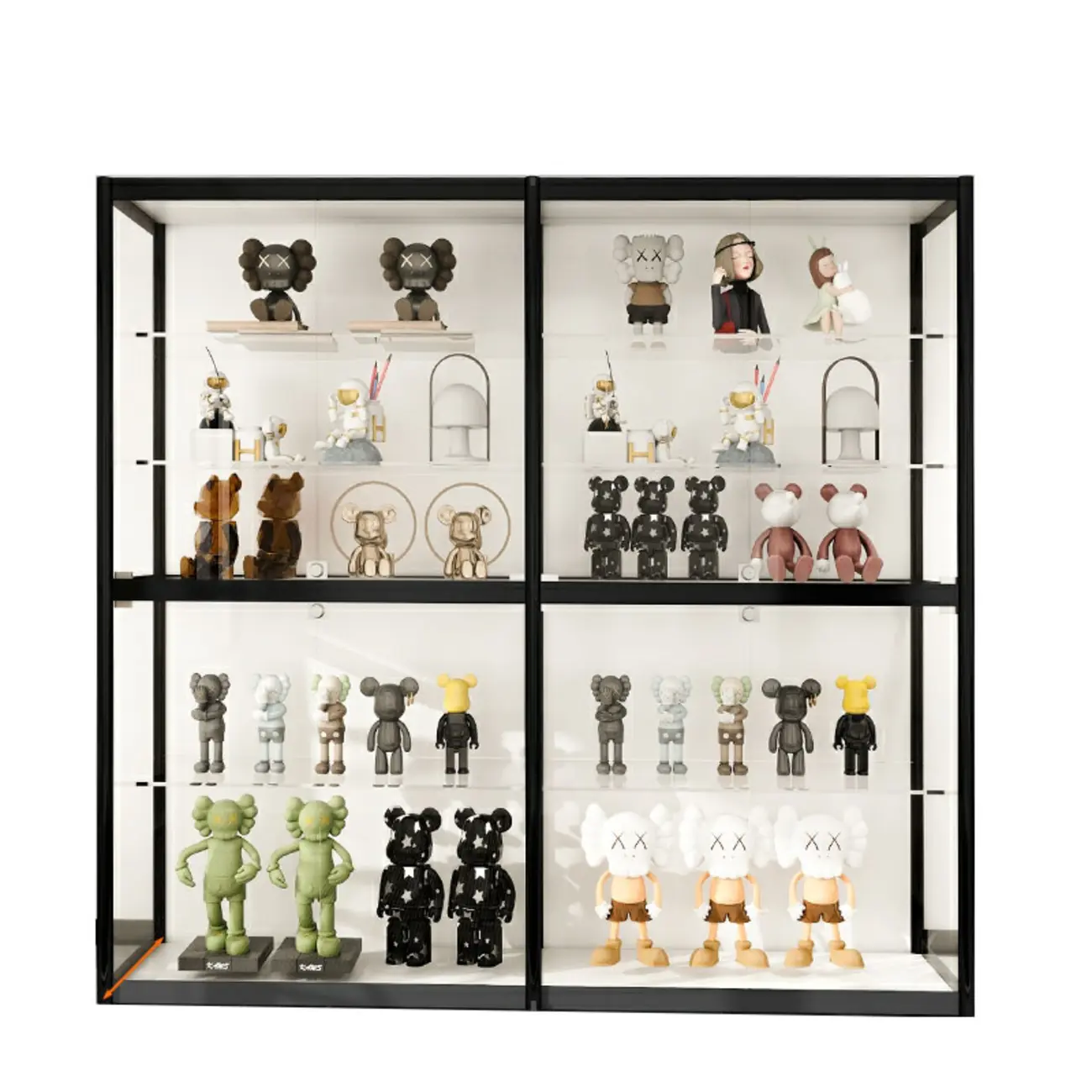 Modern Metal Display Cabinet for Collectibles for Stockroom Image - 9 | homeyfad