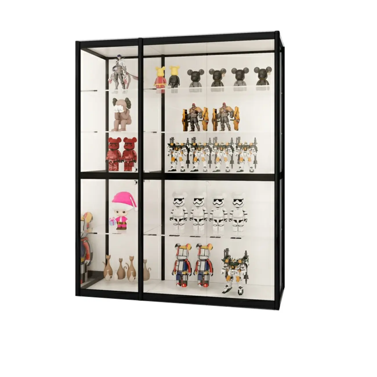 Modern Metal Display Cabinet for Collectibles for Stockroom Image - 10 | homeyfad