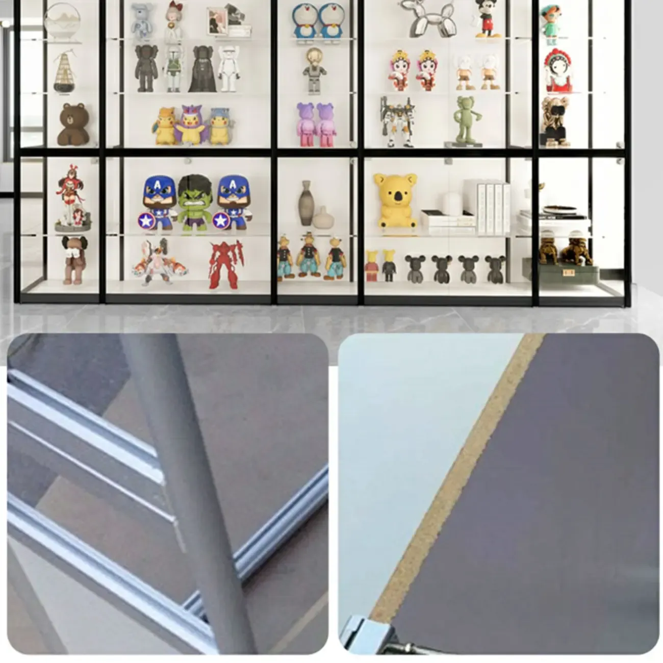 Modern Metal Display Cabinet for Collectibles for Stockroom Image - 14