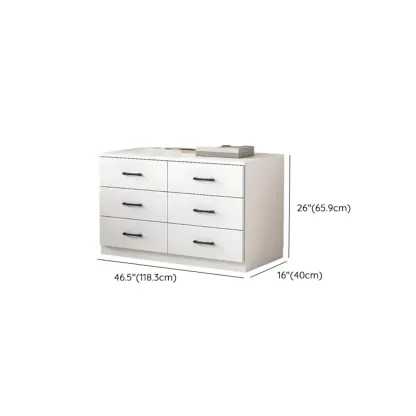 Modern White Rectangular Storage Cabinet with Multiple Sizes Image - 38