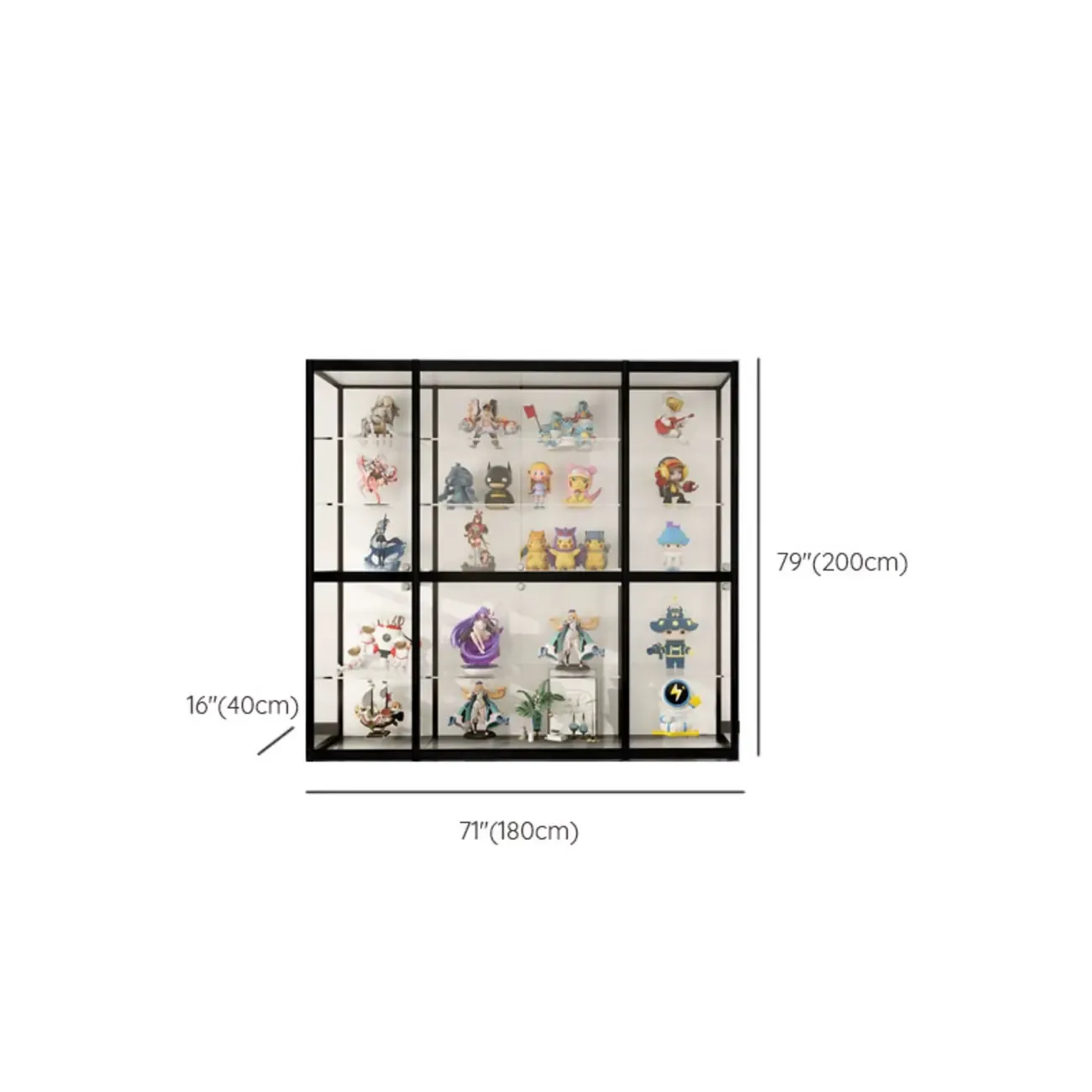 Modern Metal Display Cabinet for Collectibles for Stockroom Image - 18