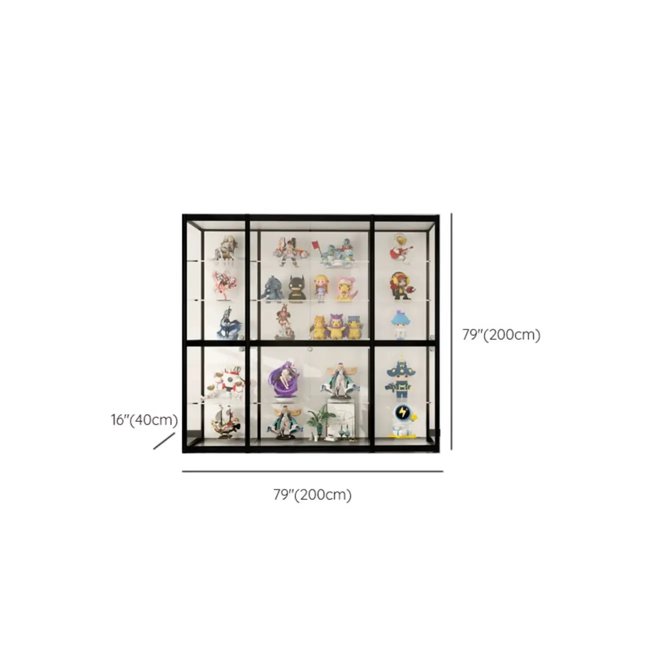 Modern Metal Display Cabinet for Collectibles for Stockroom Image - 19