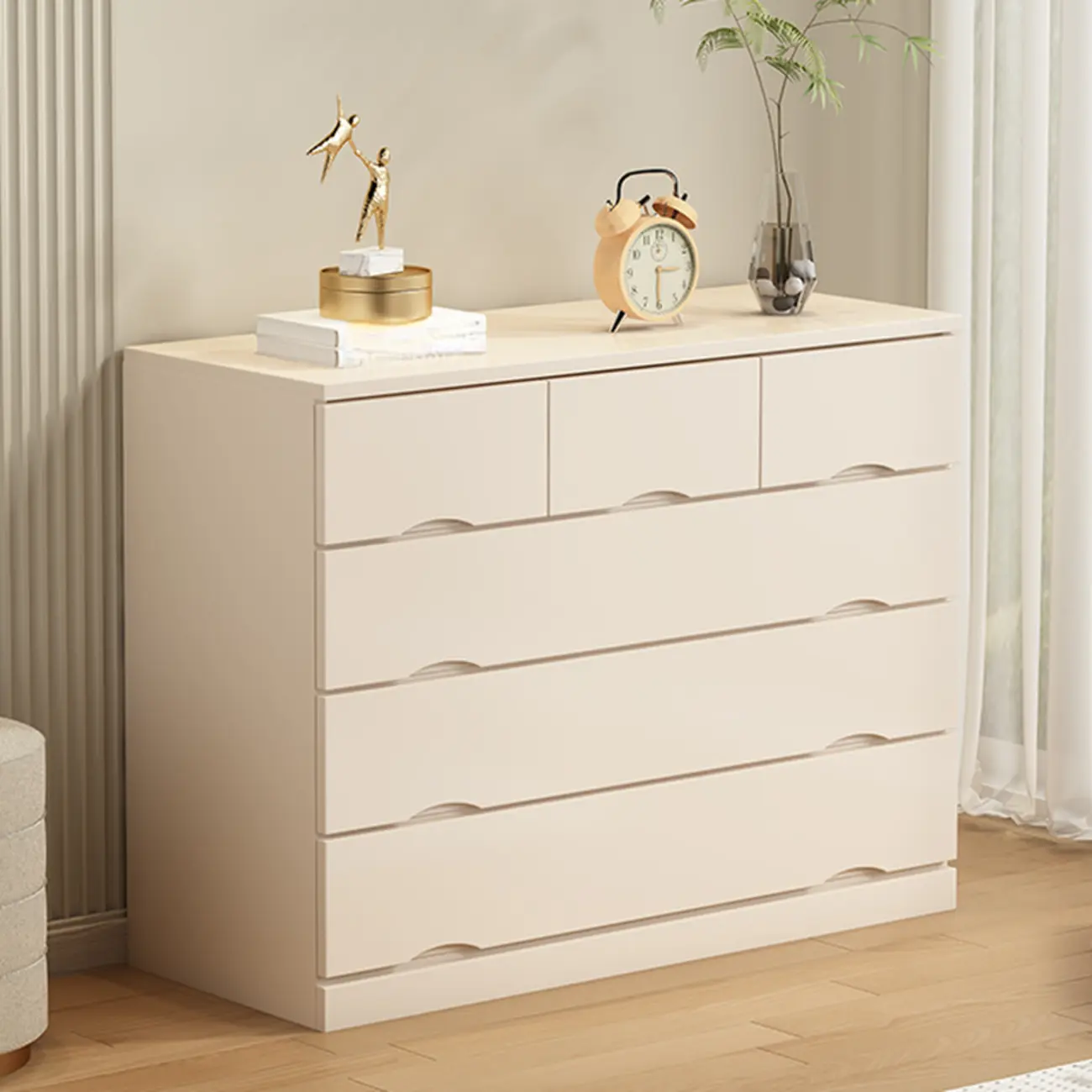 Modern Solid Wood Dressers with 7-Drawers for Living Room Image - 25 | homeyfad