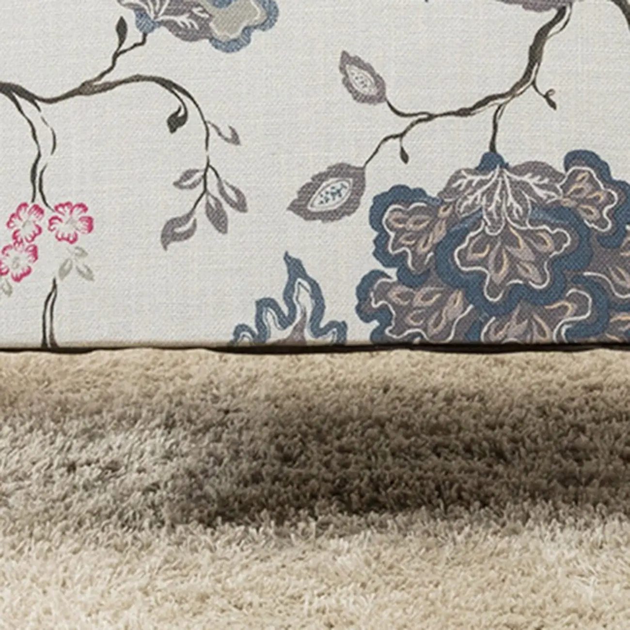 Modern Brown Linen Armchair for Living Room Image - 7 | homeyfad