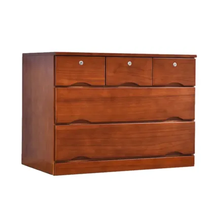Modern Solid Wood Dressers with 7-Drawers for Living Room Image - 27