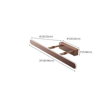 Modern LED Bathroom Vanity Light Bar above Mirror Image - 13