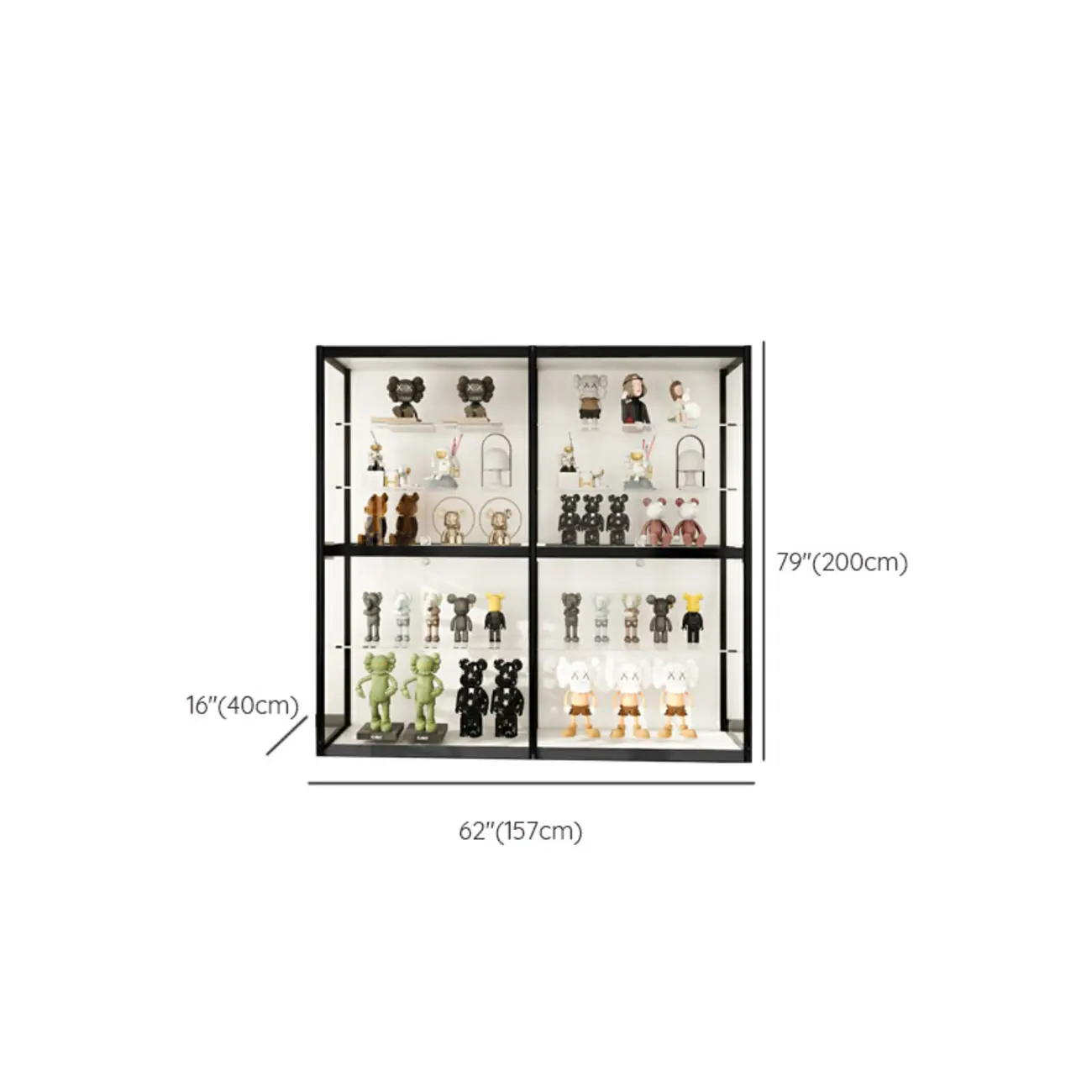 Modern Metal Display Cabinet for Collectibles for Stockroom Image - 23 | homeyfad