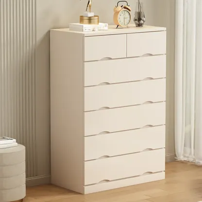 Modern Solid Wood Dressers with 7-Drawers for Living Room Image - 29