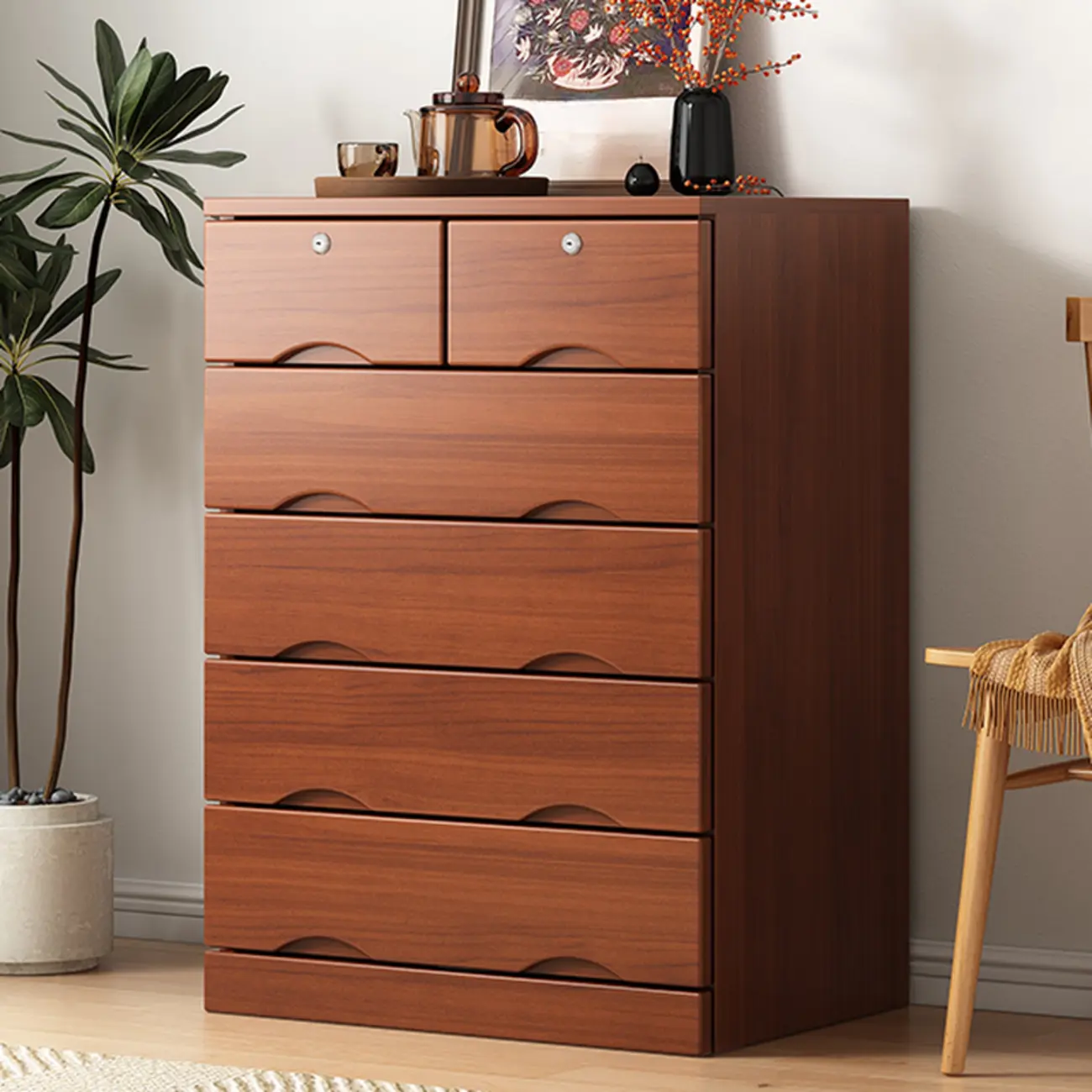 Modern Solid Wood Dressers with 7-Drawers for Living Room Image - 30 | homeyfad