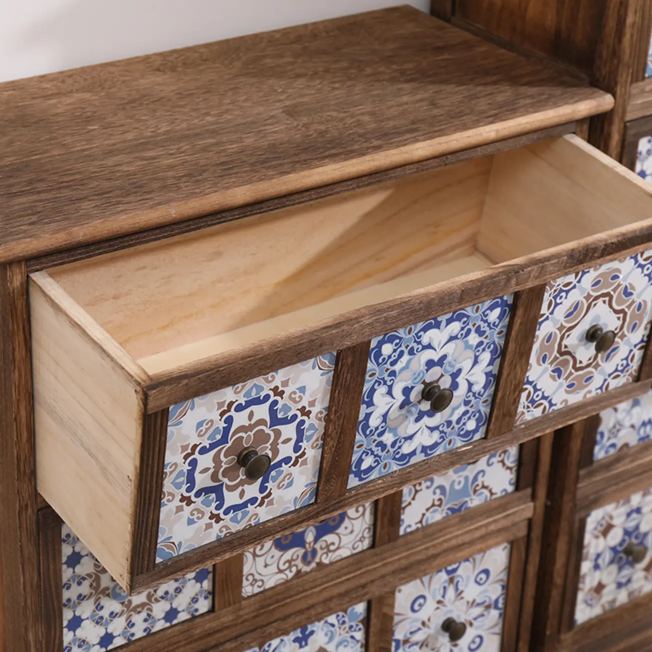 Mid-Century Vintage Cabinet with Drawers-Unique Pattern  Image - 8 | homeyfad