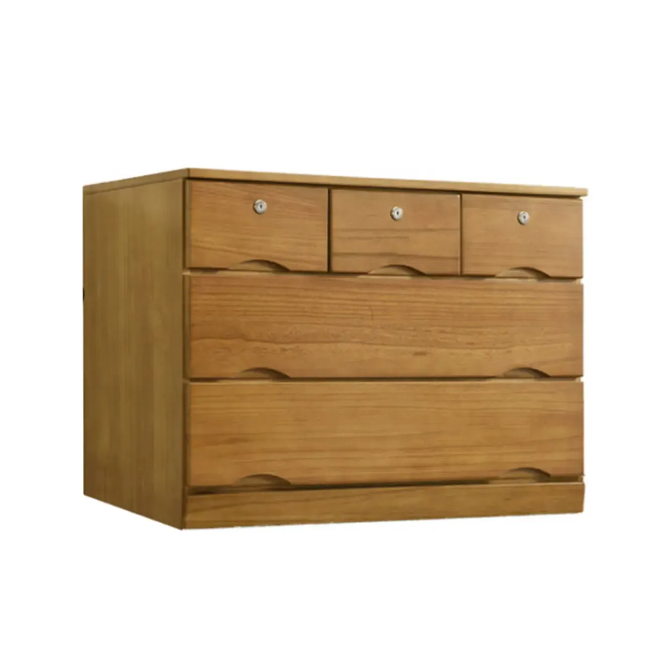Modern Solid Wood Dressers with 7-Drawers for Living Room Image - 38