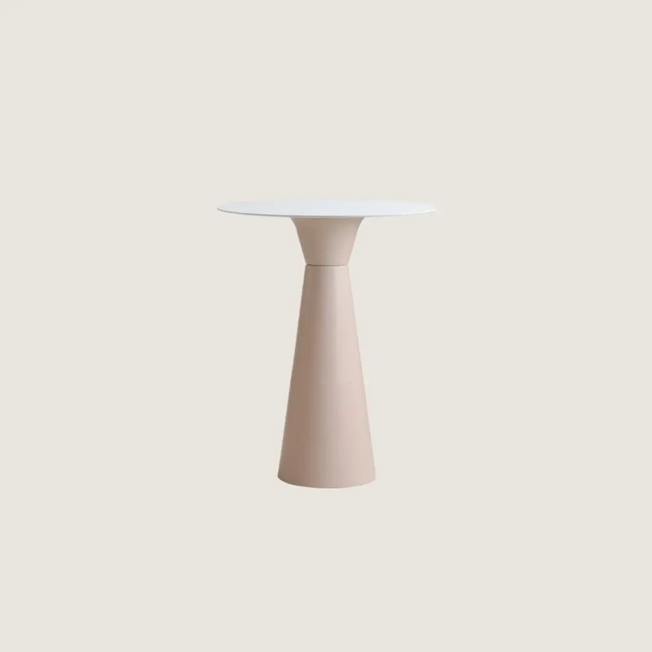 Nordic Small Round Bar Table with Stump Base Image - 19